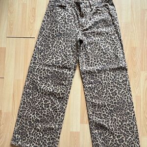 American Eagle Outfitters Leopard Print Jeans